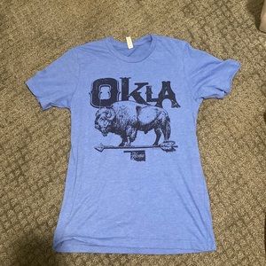blue oklahoma t-shirt